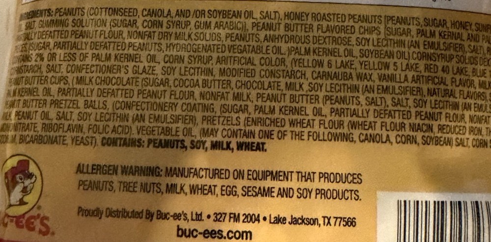 Bucees Trail Mix Peanut Butter Blast 10 oz