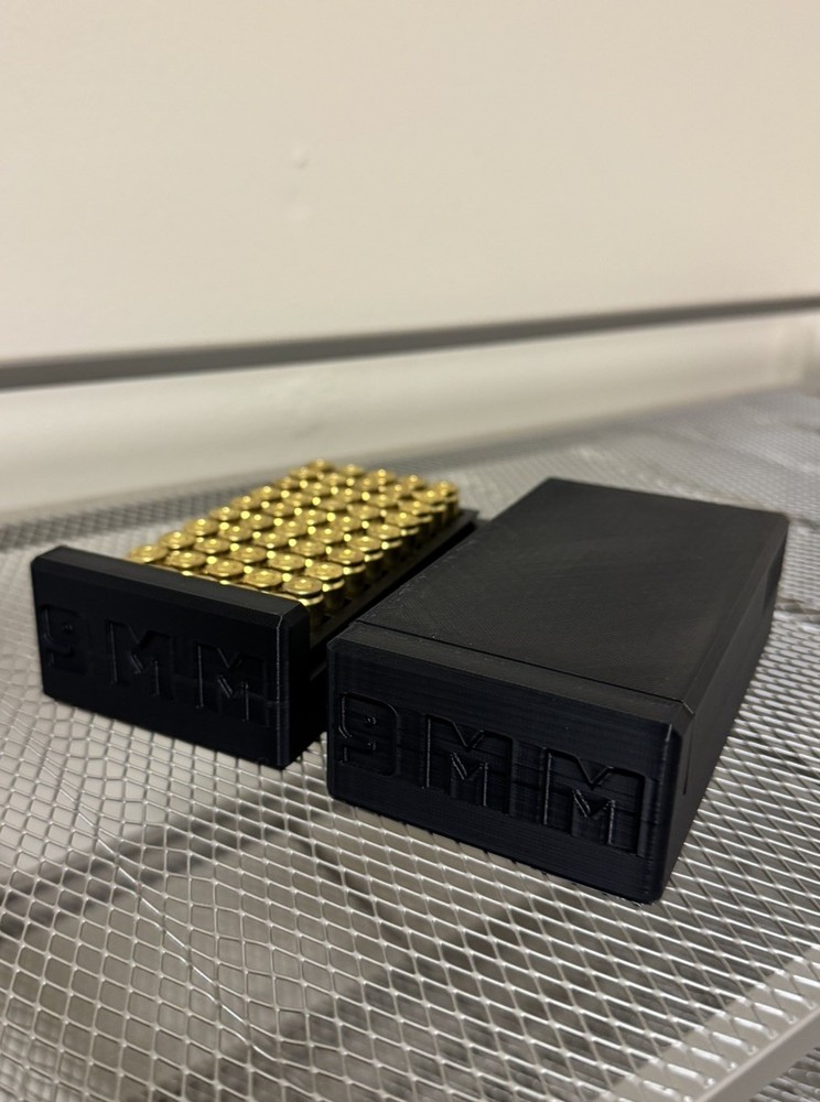 9MM Ammo Box 50rd Capacity (3 Pack)