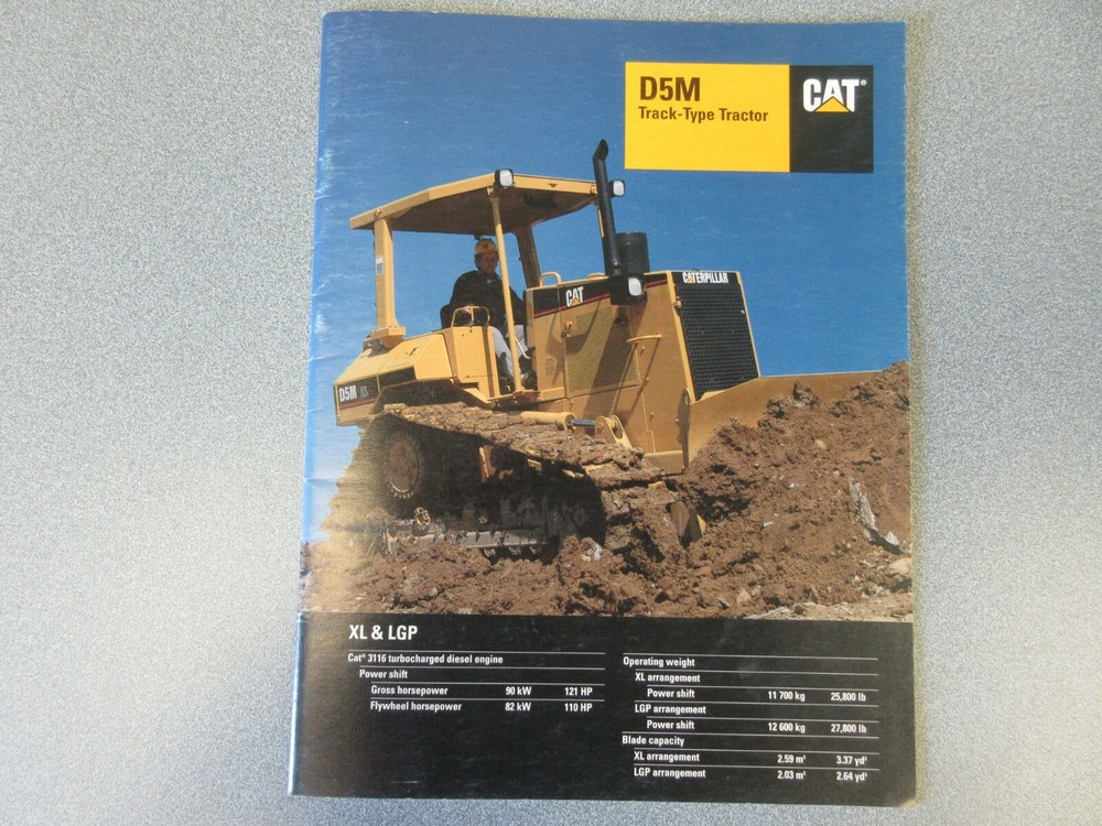 Caterpillar D5M Crawler Dozer Brochure 20 Page