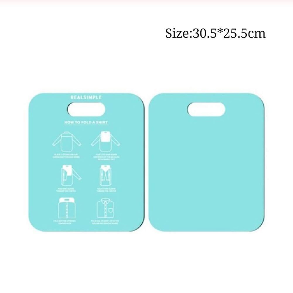 Laundry Fold Board Clothes Folding Board T Shirts Fast Folder Annular Hole De...