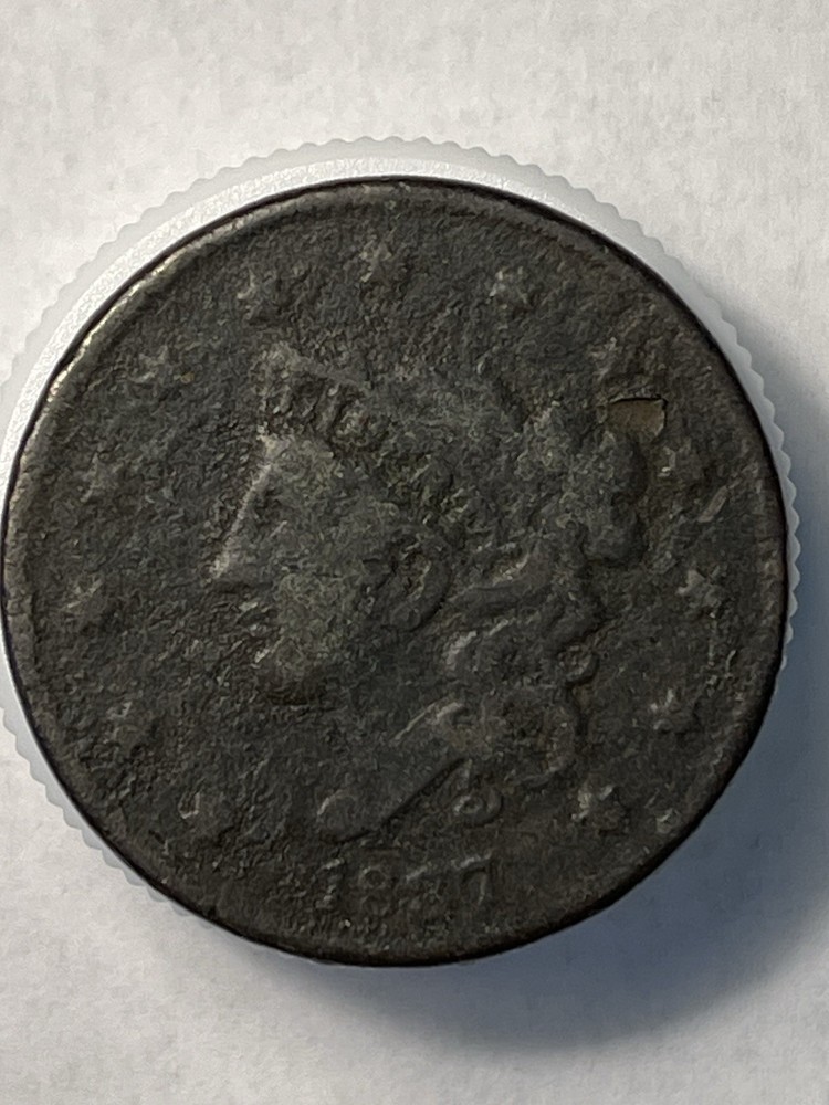 1837 Coronet Head Large Cent