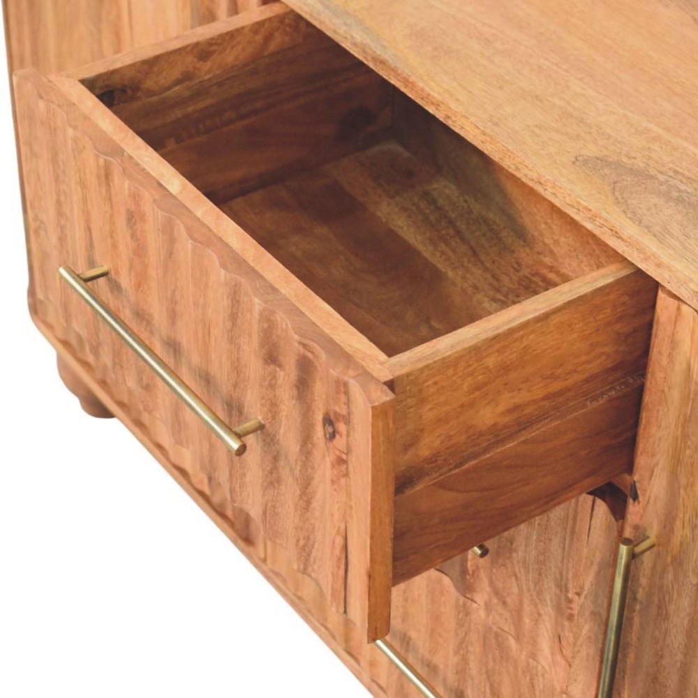 Montara Handmade Solid Wood Sideboard with 2-Doors, 3-Drawers
