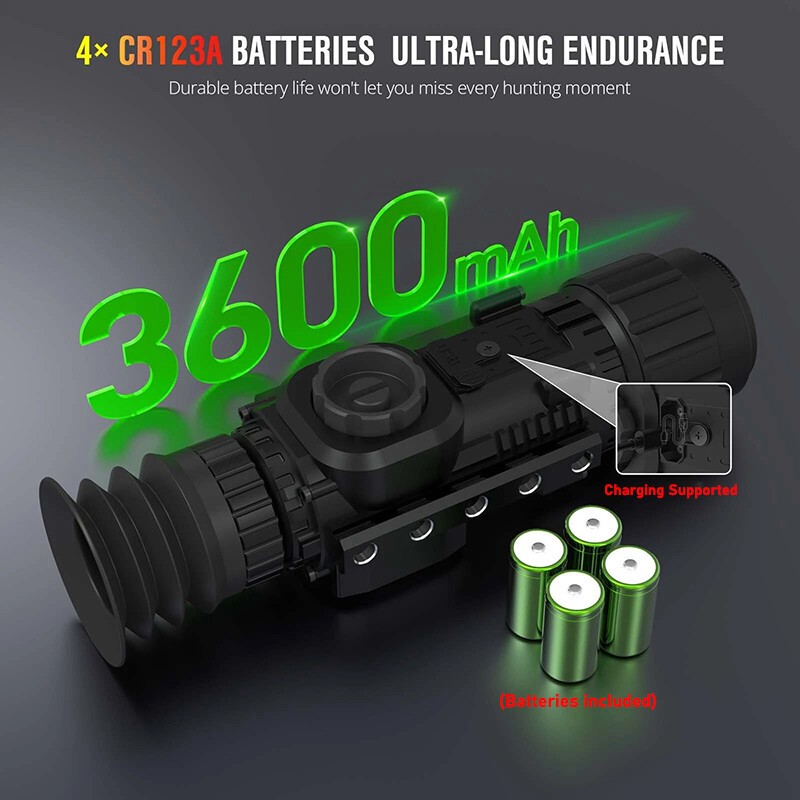 GTGUARD Thermal Scope 384x288 Multi Purpose Mountable Thermal For Rifles Scope