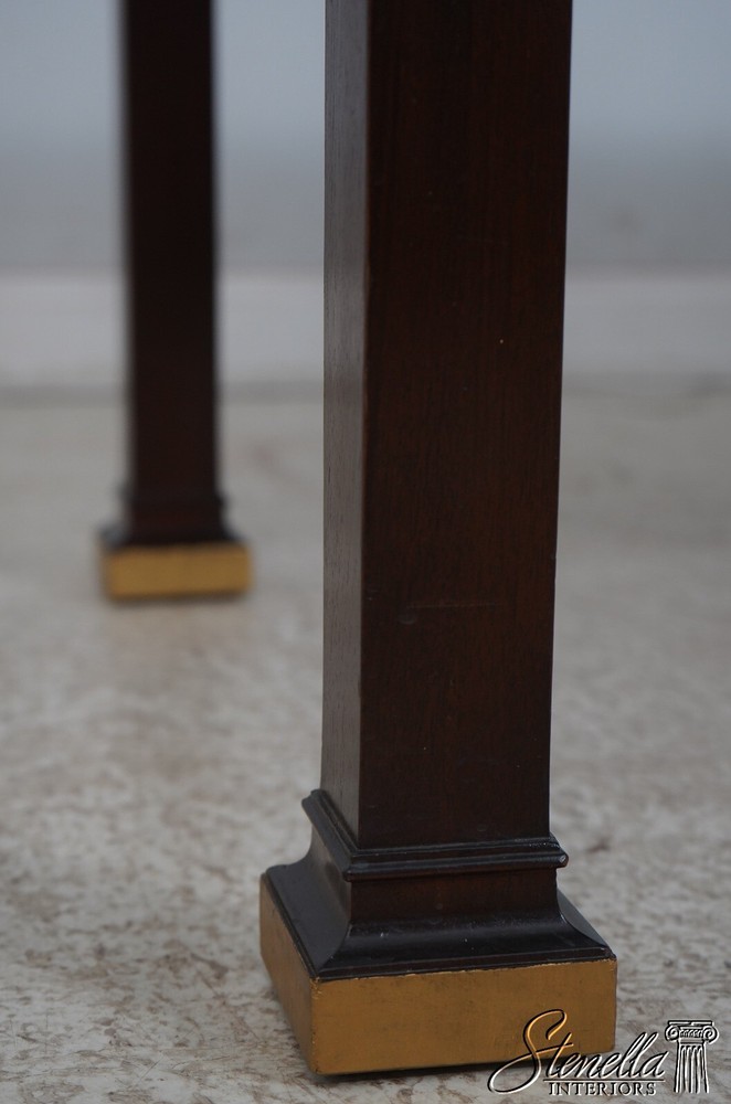 68148: BAKER Chippendale Large Mahogany Library Table