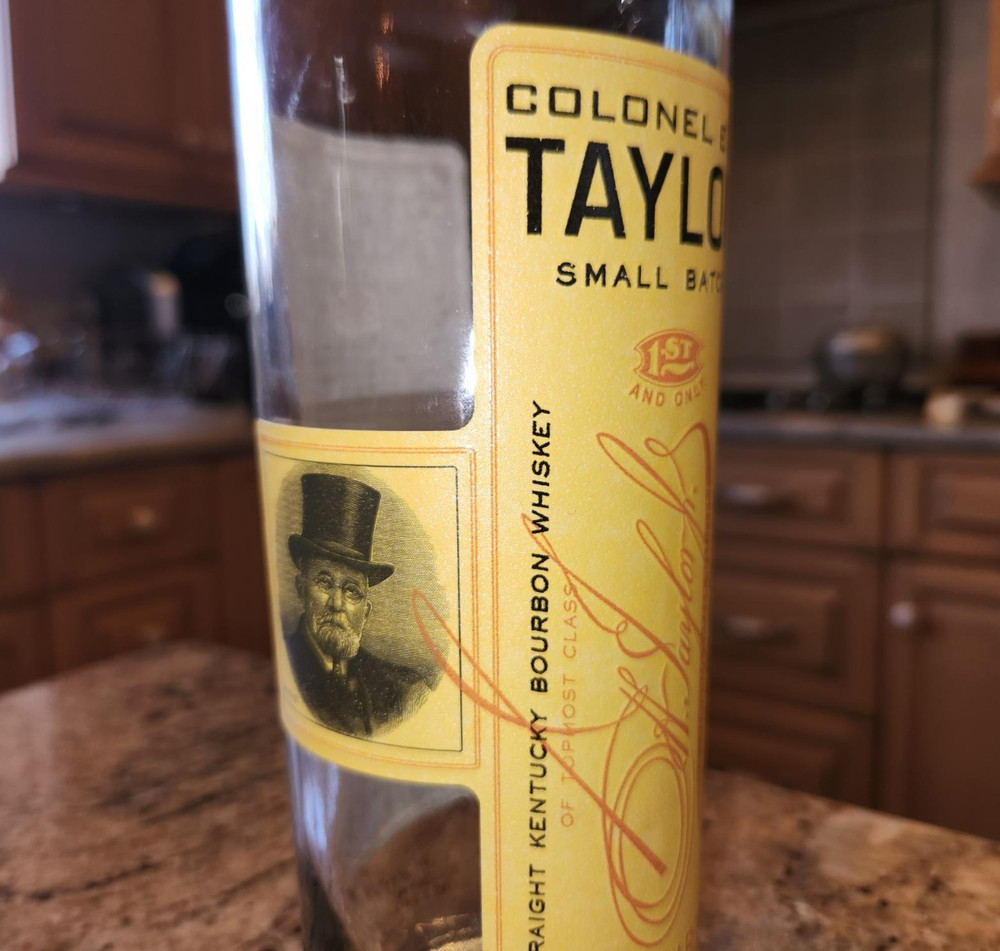 Colonel EH Taylor Small Batch Bourbon Empty Bottle 750ML Unrinsed