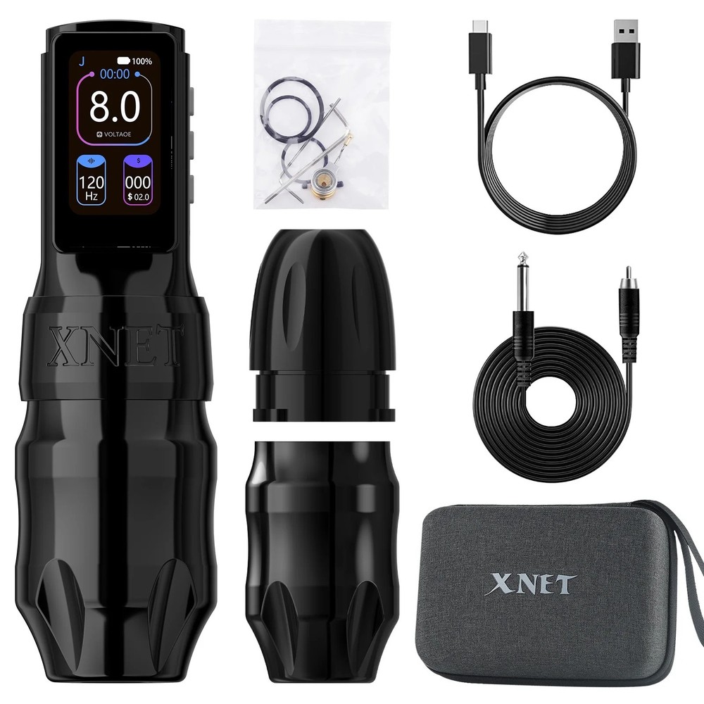 Wireless Tattoo Machine Rotary Pen Coreless Motor Multi-Function Touchscreen
