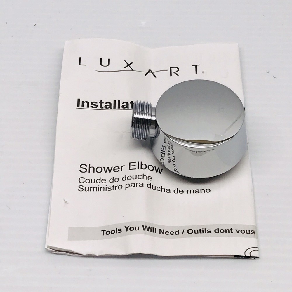 LUXART LSE-CP SHOWER ELBOW POLISHED CHROMED