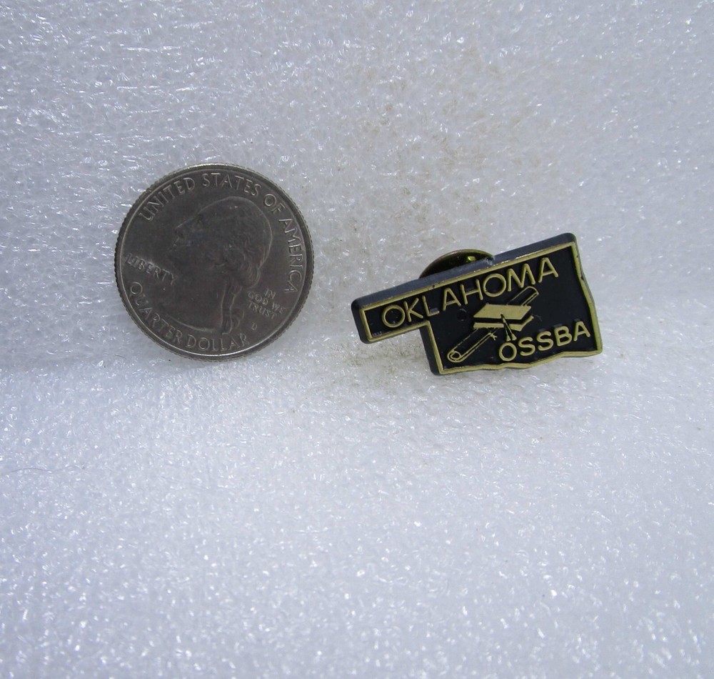 Oklahoma OSSBA Plastic Pin