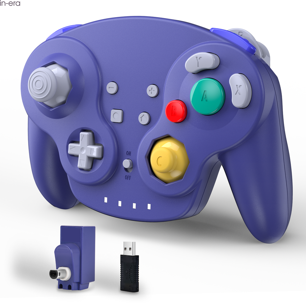 Wireless Gamecube NSO Controller for Nintendo Switch/Lite/PC/OS/Steam Wii NGC