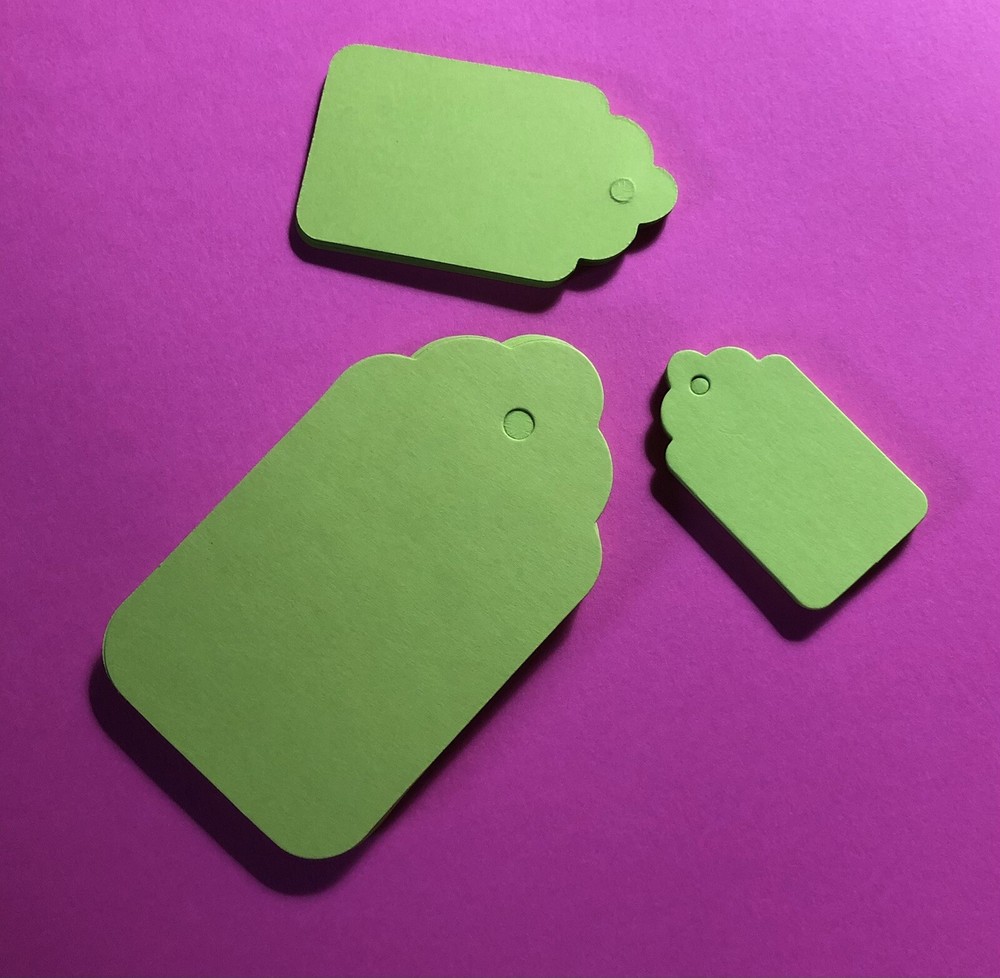 Free Shipping 100 Mixed Tags 3 Sizes