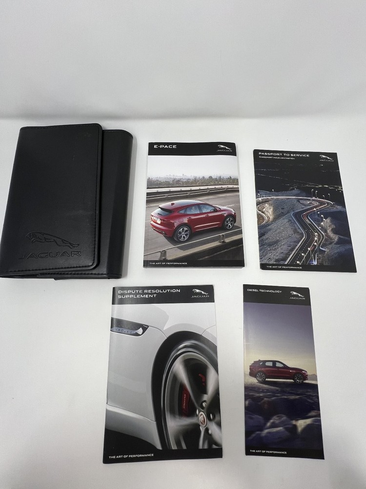 2018 Jaguar E-Pace Owners Manual OEM Complete Set