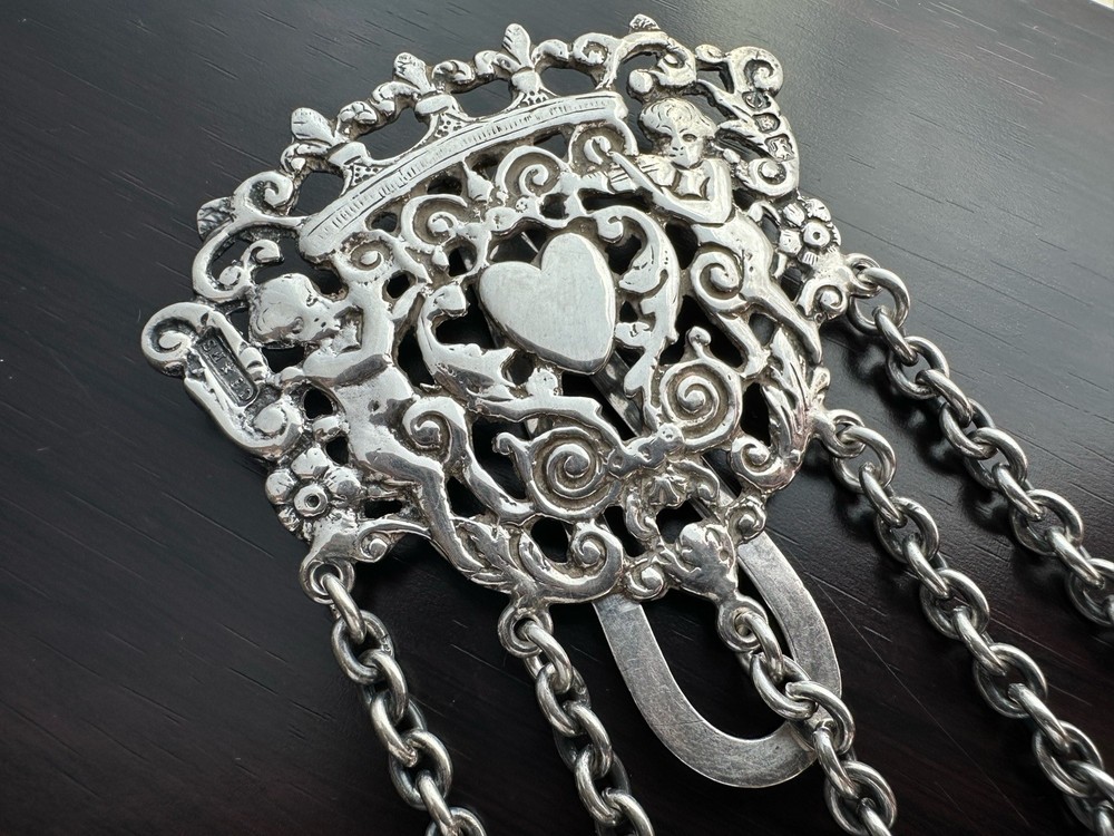 Victorian Solid Silver Chatelaine c.1898