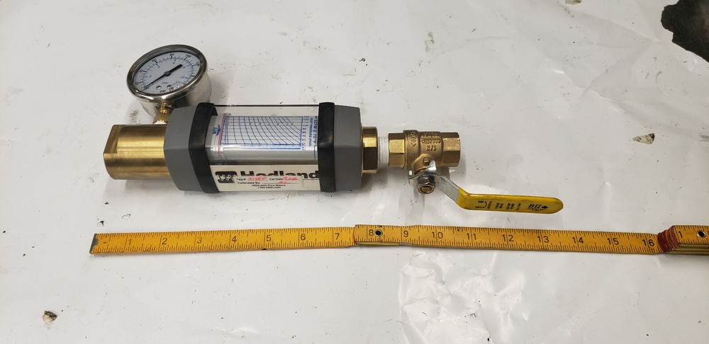 Hedland  Badger H671B-150-TK Variable Area Flow Meter Test Kit 1/2" NPT