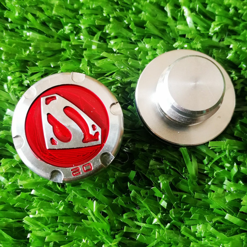 2pcs Custom Red Superman Golf Weight for Scotty Fastback Squareback Putters
