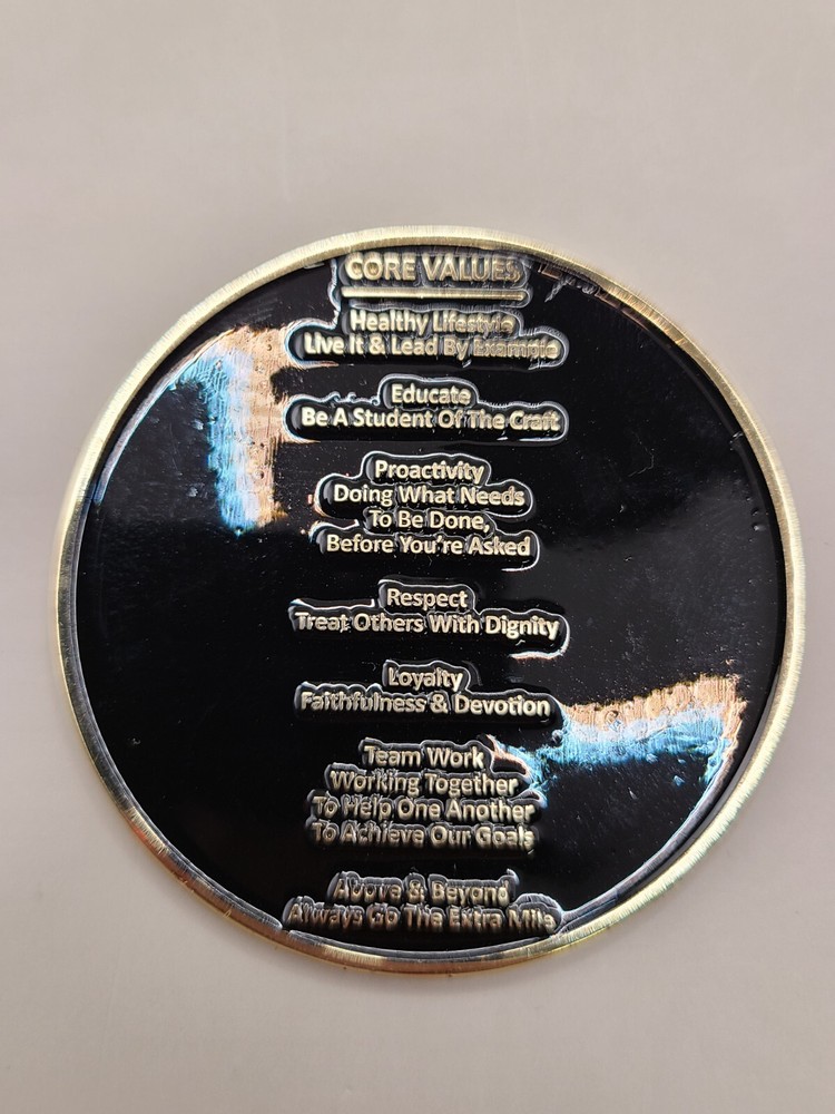 Challenge Coin Warrior Consulting Core Value 2" Dia