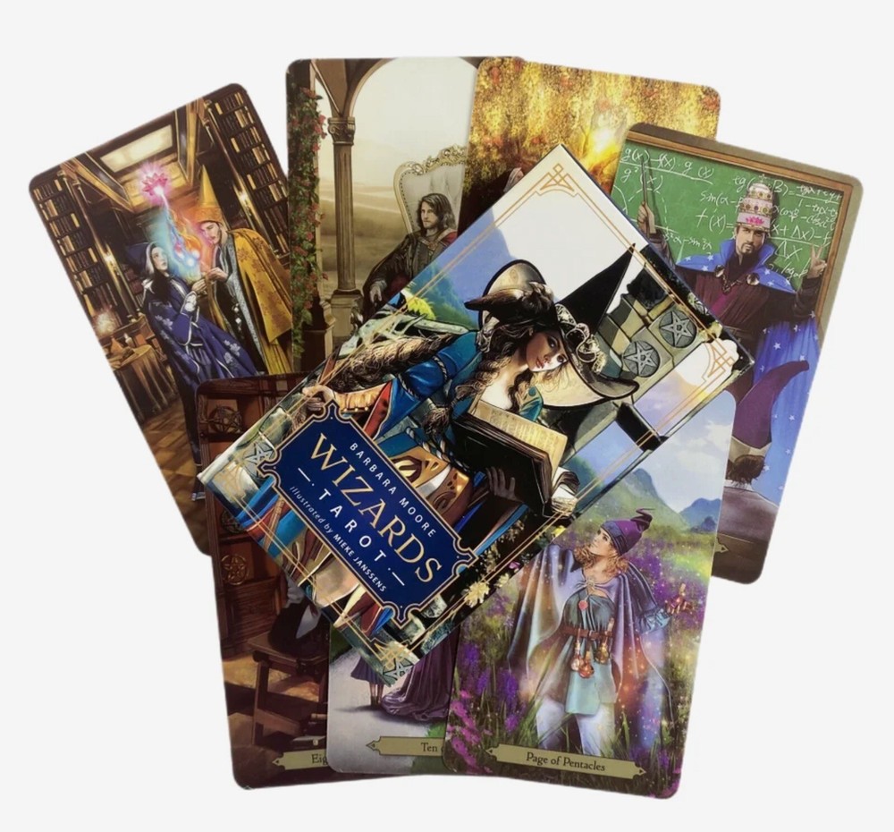 Wizards Tarot Cards (78) Table Games English Version Oracle Board Deck.