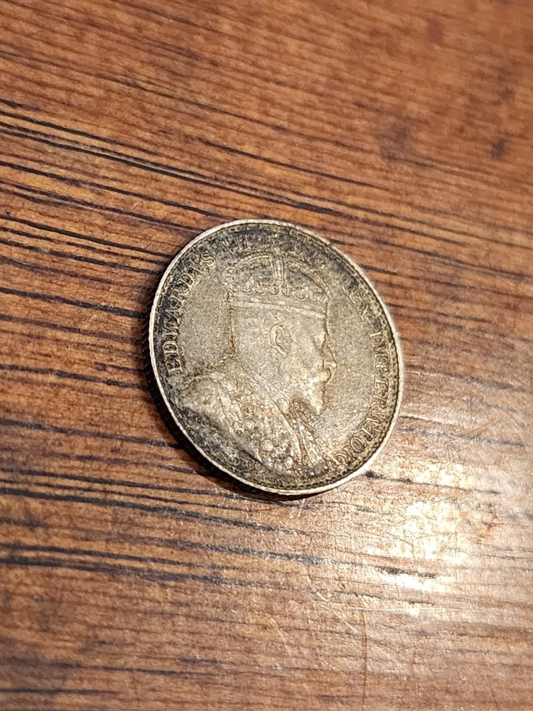 1903 Canada 5 Cents Silver Coin