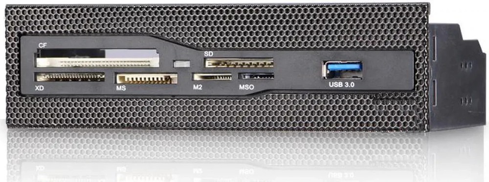 PC Internal Card Reader USB 3.0Port M2 SD MS XD CF TF Card Dashboard Front Panel