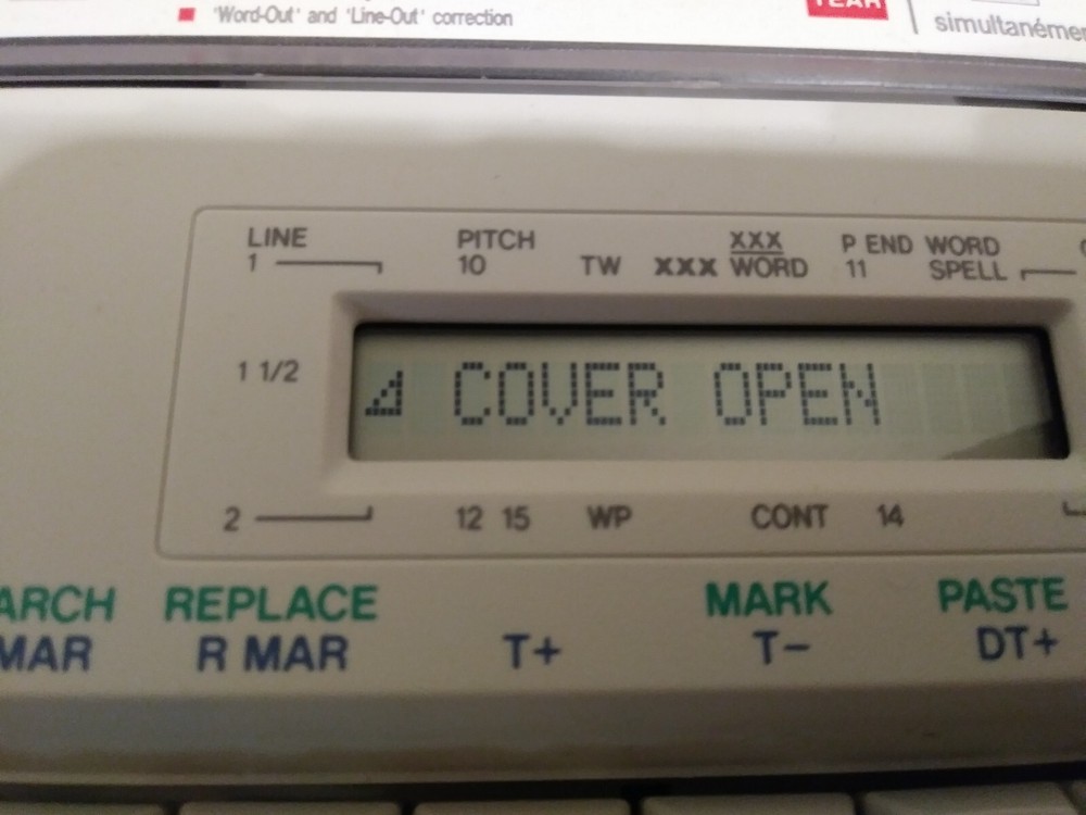 Typewriter Brother AX500 word processing Electric Portable