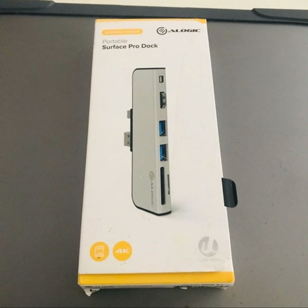 ALOGIC SURFACE PRO DOCK PORTABLE ULTRA SERIES SILVER