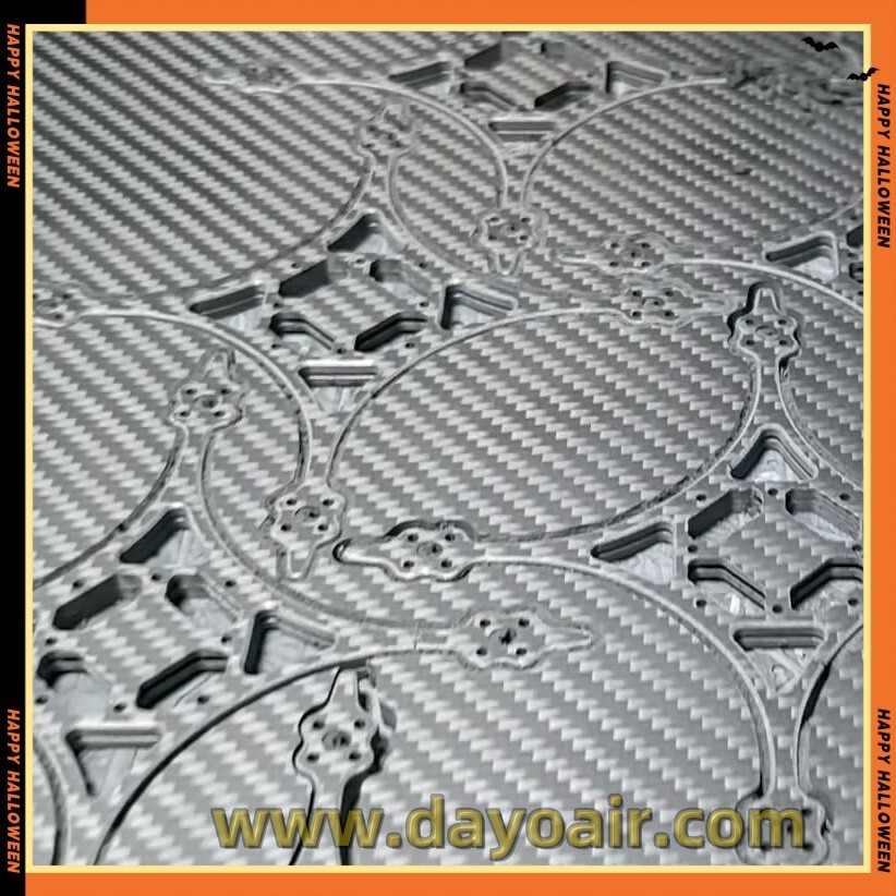 3K Carbon Fiber Sheet Plate Panel Cutting Processing CNC Custom Service