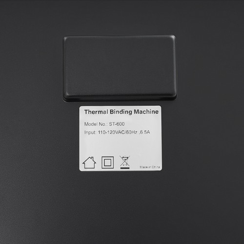 Electric Heat Binding Machine Tabletop Heat Binding Device Hot Melt Machine