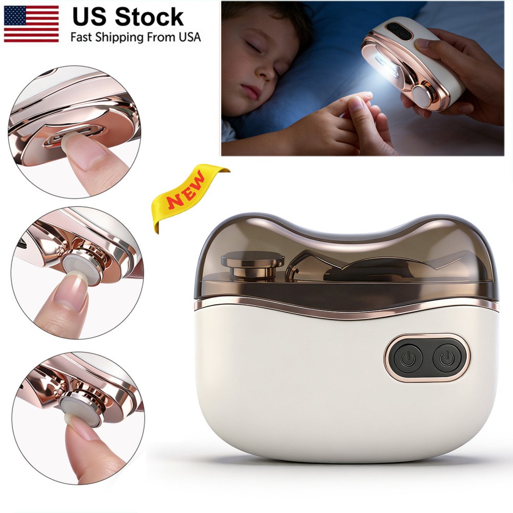 2026 Electric Nail Clipper Automatic Thick Nails Trimmer Professional Tool US