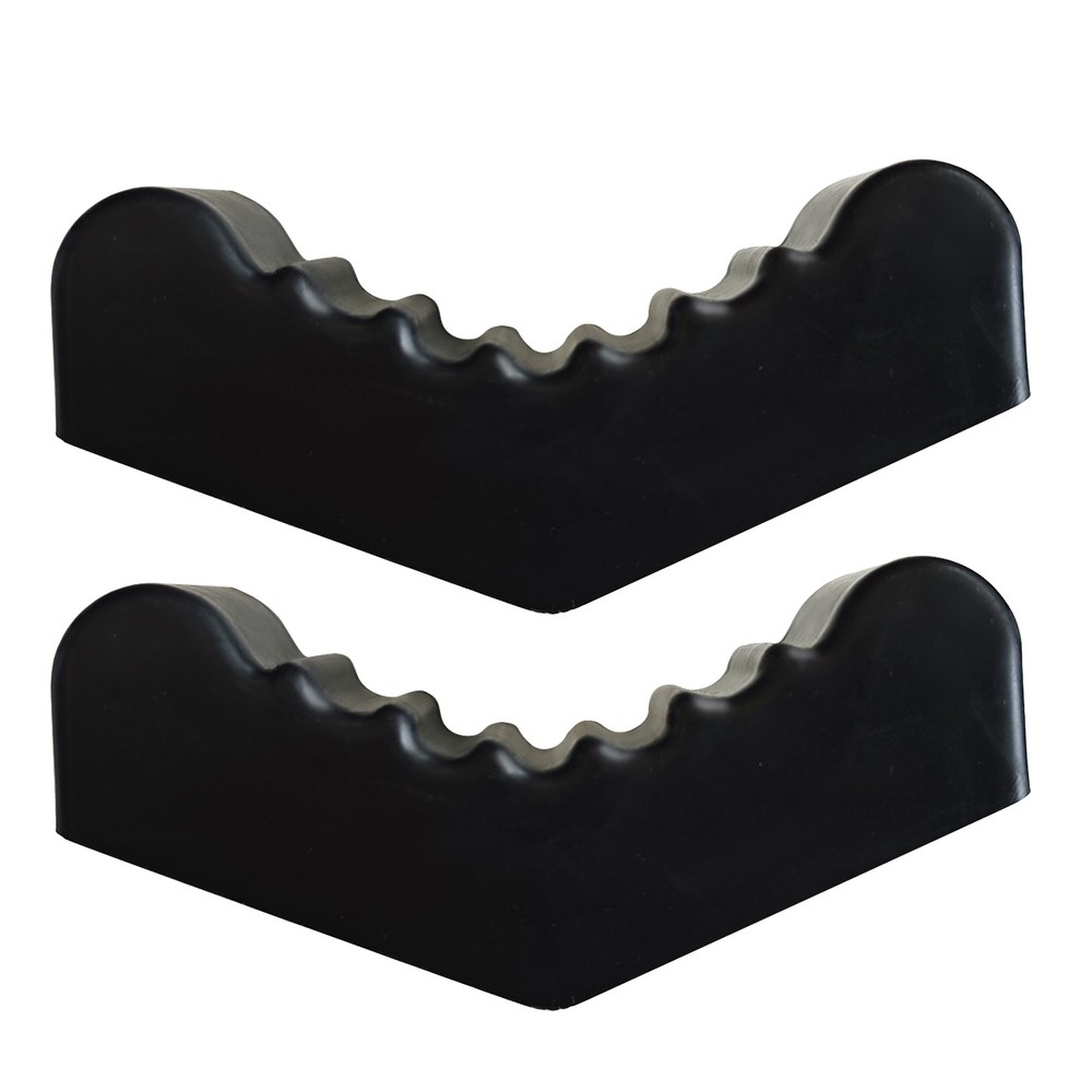6Ton Rubber Axle Jack Pad Jack Stand Pad Frame Adapter Rail Lifting Protector x2