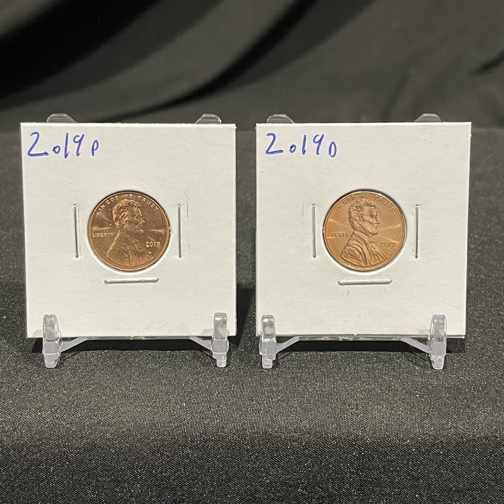 2019 P,D Lincoln Shield Cent Collectible Coins BU (PLEASE READ DESCRIPTION)