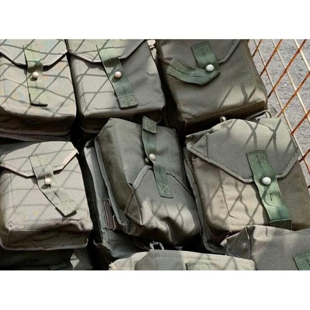 Swedish Military LK35 Webbing Pouch with Coupling System