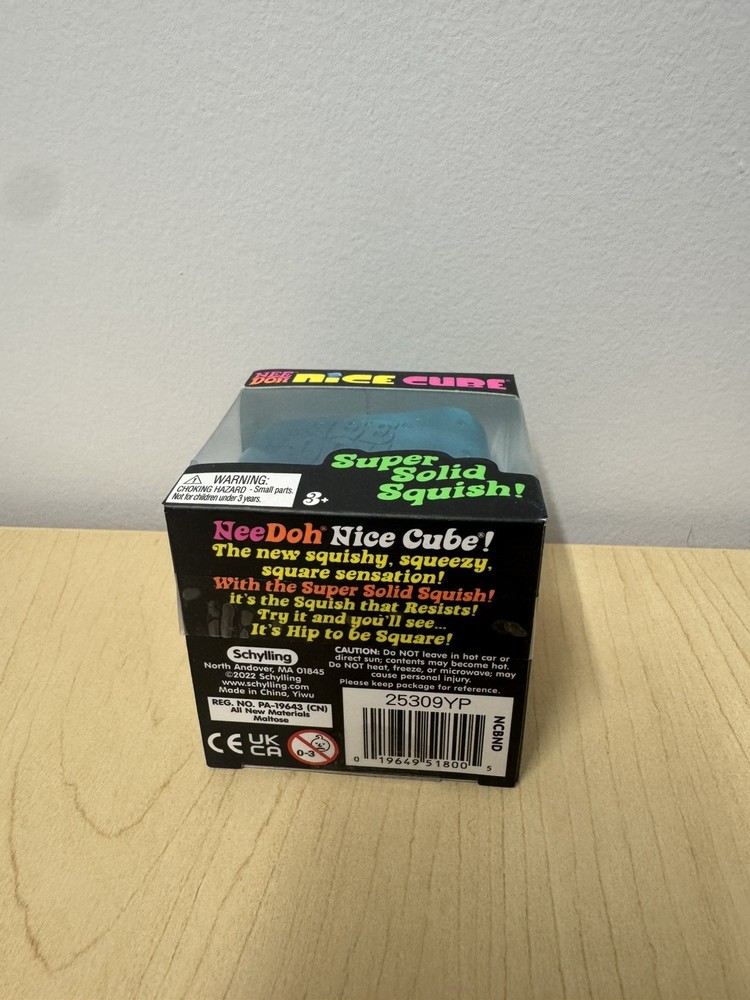 NEW IN BOX Authentic NEEDOH Nice Cube- ONE cube squish toy