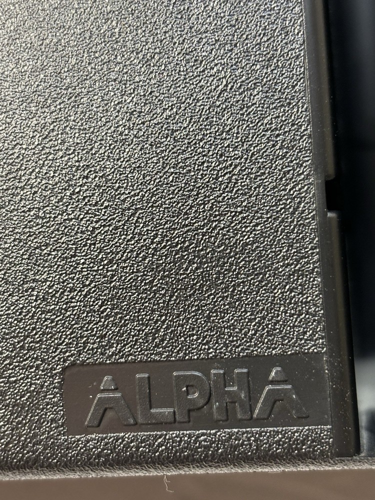 Vintage Alpha 96 CD Capacity Media Storage Plastic Wall Cabinet