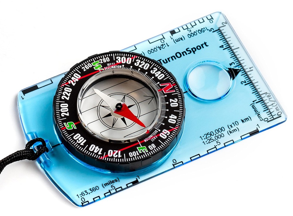 Orienteering Compass - Hiking Backpacking Compass - Advanced Scout Compass Ca...