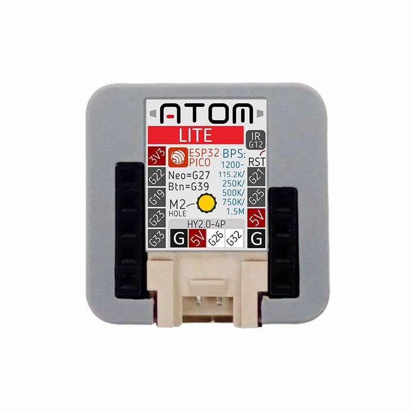 Official ATOM Lite Compact ESP32 IoT Development Kit Grey