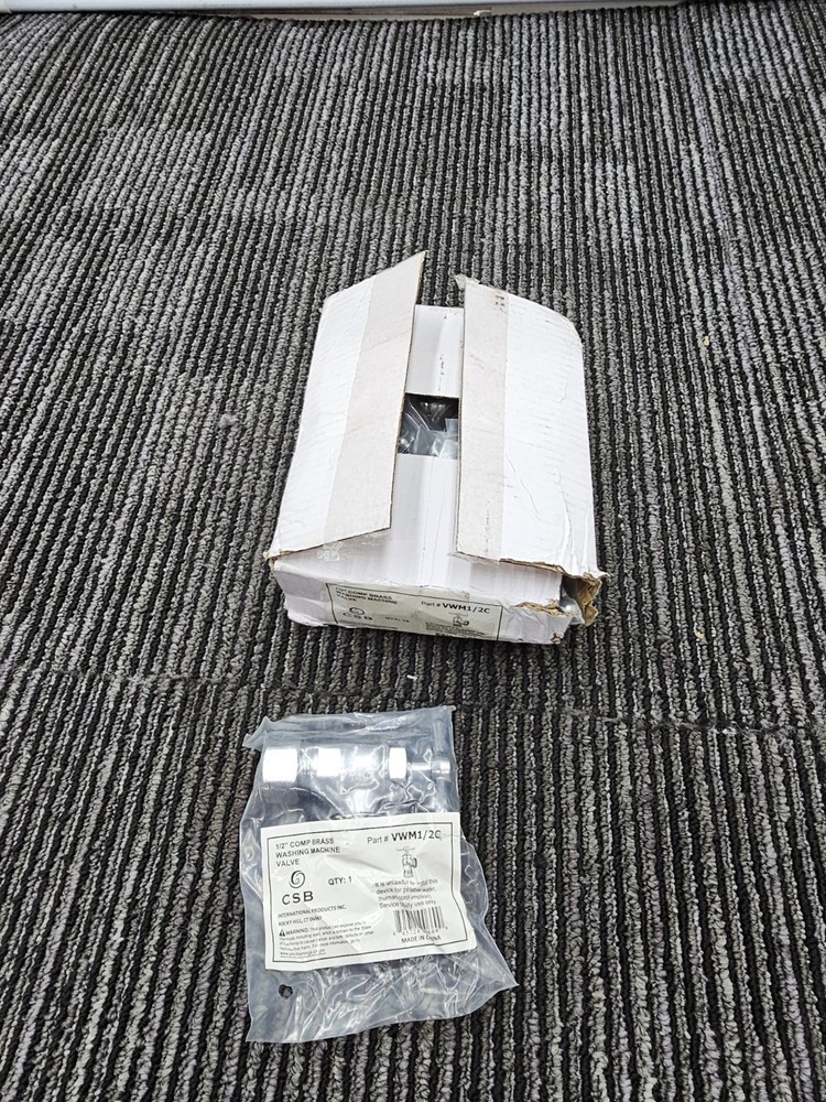 (QTY 10) CSB VWM1/2C 1/2"Brass COMP WashingMachine Pressure Regulating Valve