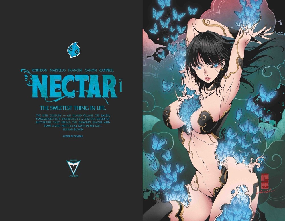 🔥 NECTAR #1 SECOND PRINTING GODTAIL 616 COMICS Virgin FOIL Variant C LTD 500