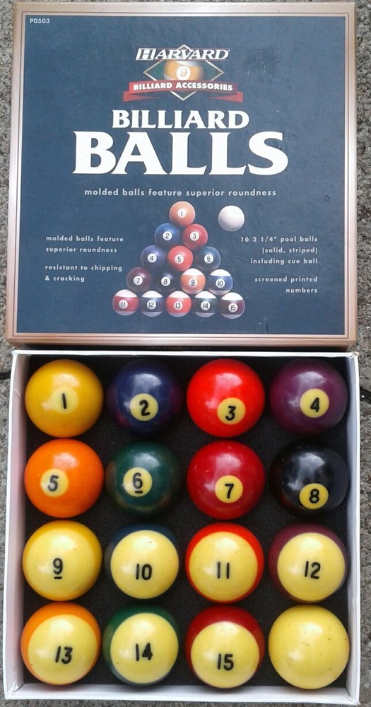 Vintage Billiard Ball Set