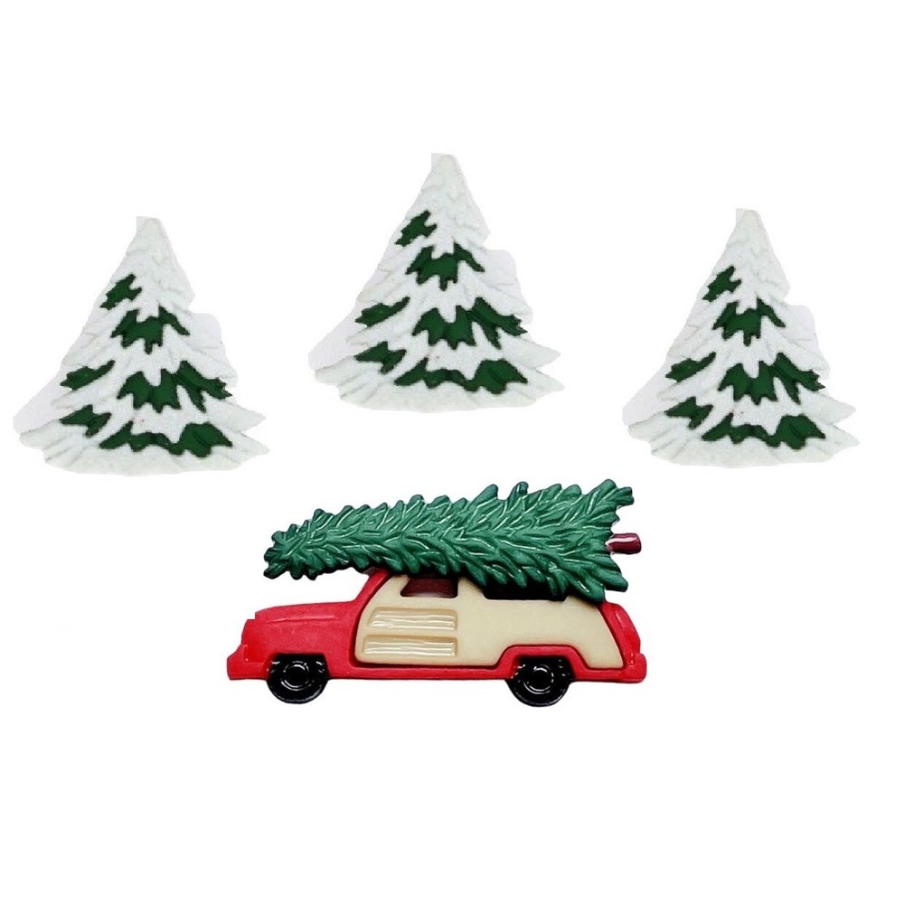 Finding the Perfect Tree - Shelly's Buttons - Christmas - Craft Sewing Scrap