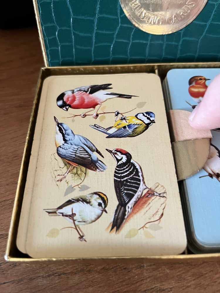 WADDINGTONS BIRDS BACKED PLAYING CARDS SET - 2 PACK SET