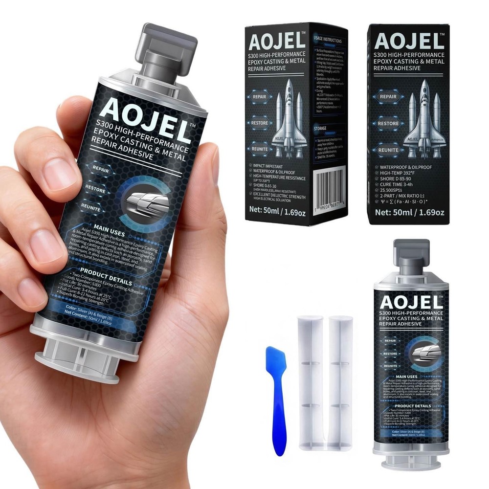 Structural Epoxy 1.69 oz Load-Bearing Cold-Weld Strength Drillable Waterproof