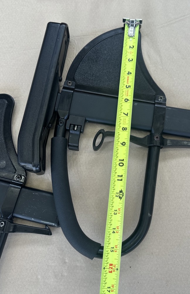 2 - QUICKIE 2 Single Post Wheelchair Armrest Side Assemblies Adjustible Height