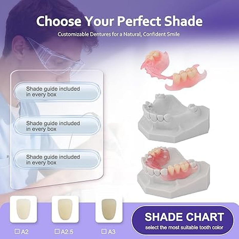 Custom Partial Dentures for Missing Teeth Removable Personalized Replacement Sol
