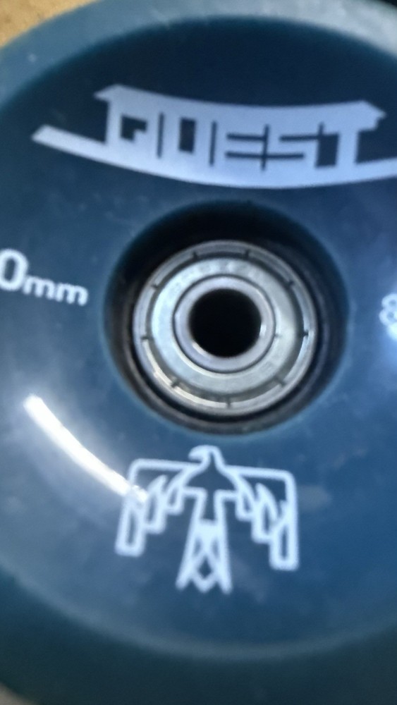 Quest Longboard Wheels, Bearings, Spacers - 70mm , 80a