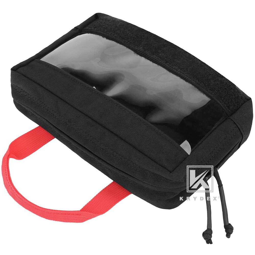 KRYDEX Clear Top Insert Cube Organizer Hook Back Packing Travel Backpack Small