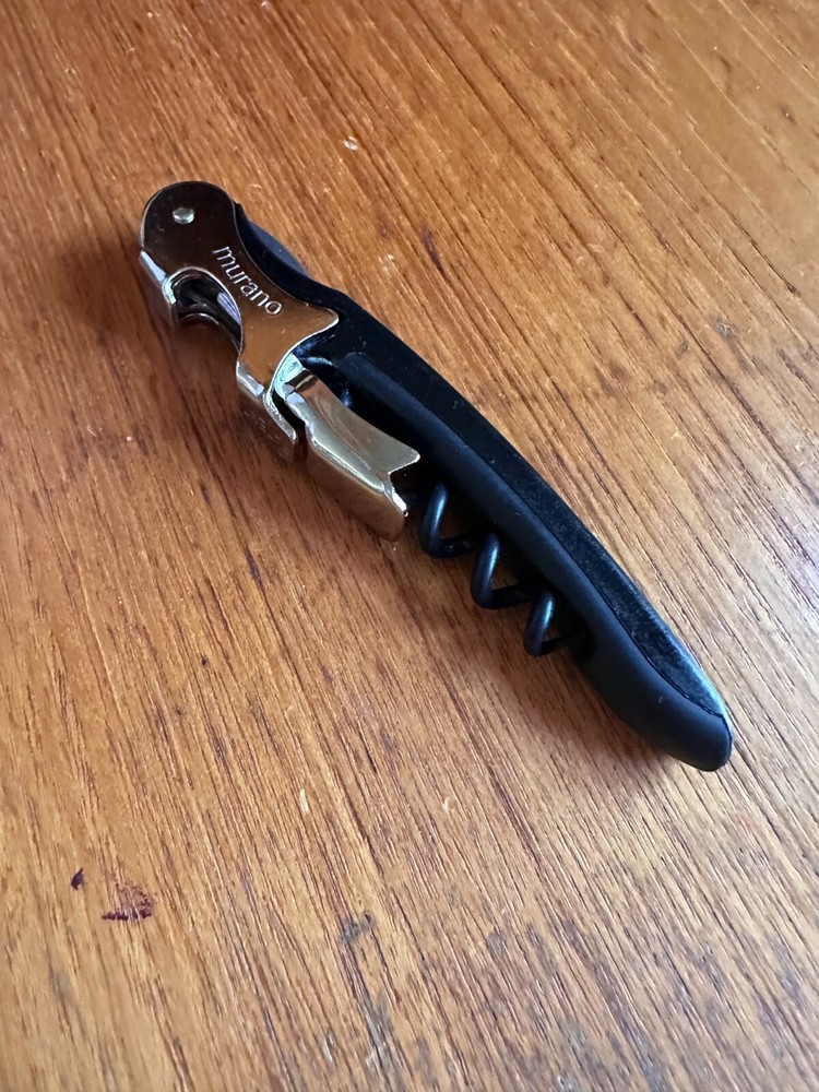 Murano VINUM Waiters Corkscrew Wine Key Opener