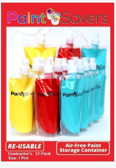 Paint-Savers Keep your Leftover Paint Fresh Longer in Storage - 3-Pack Pint Size