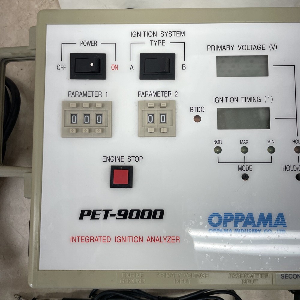 Oppama PET-9000 Integrated Ignition Analyzer ECHO Working