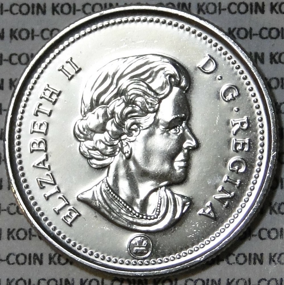 BU UNC Canada 2013 50 cent 50c half dollar coin from mint roll