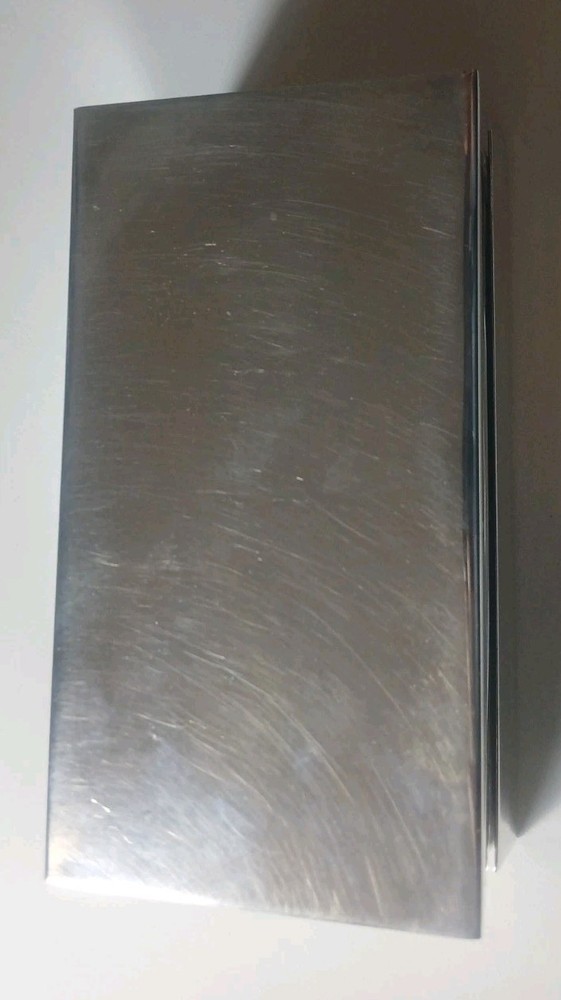Vintage Silver Plate Large Match Box Cover Engraved