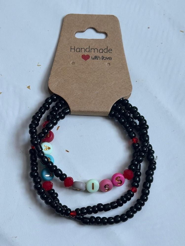 Hand beaded bracelets